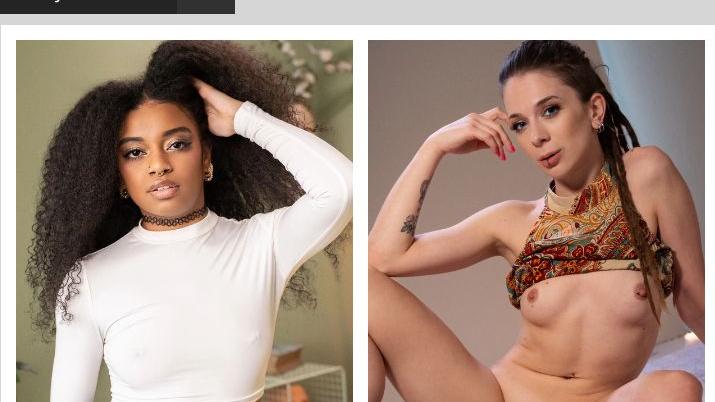 Fichas de modelo con retrato, nombre y porcentaje
